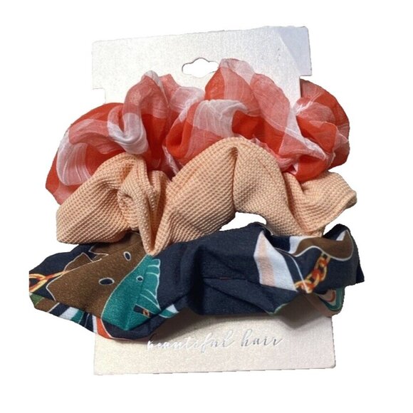 3 Pack Hair Scrunchie Women's Hair Accessories Brand New - Picture 1 of 3
